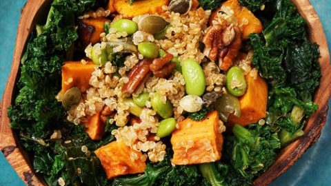 Superfood Salad with Kale & Sweet Potato